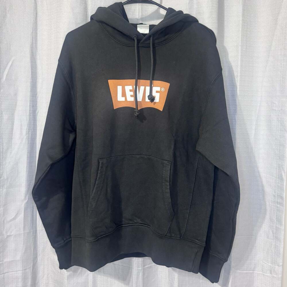 Levi's Relaxed Fit Batwing Logo Hoodie Black
